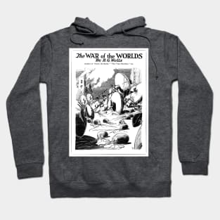 1920's War Of The Worlds Illustration Hoodie